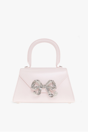 ★SCHNEE★SCHNEE SIGNATURE BIG BOW BAG - PINK STRIPE★正規品 New Roller Rabbit X LoveShackFancy Baby Bow Hearts Large
